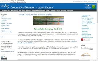 London - Laurel County Farmer's Market