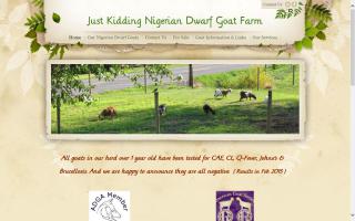 Just Kidding Nigerian Dwarf Goat Farm