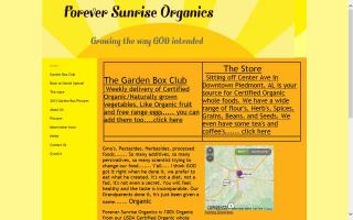 Forever Sunrise Organics