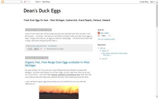 Dean's Duck Eggs