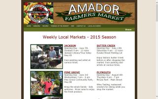 Amador Farmers' Market-- Jackson