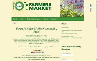 Berea Farmer's Market