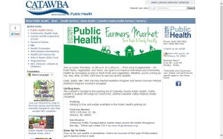 Catawba County Public Health Farmers Market