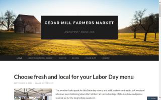 Cedar Mill Farmers Market, sponsored by Tualatin Hills Park and Recreation District