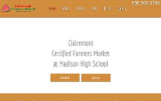 Clairemont Certified Farmers Market at Madison High School