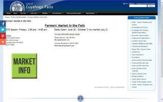 Cuyahoga Falls Farmers' Market (Farmers' Market in the Falls)
