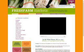 FRESHFARM Market, by the White House