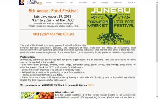 Juneau Food Fest, Farmers Market & Local Food Festival