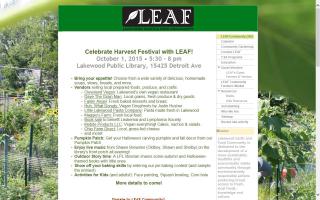 Lakewood Earth and Food (LEAF) Community Farmers' Market