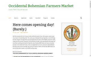 Occidental Bohemian Farmers Market