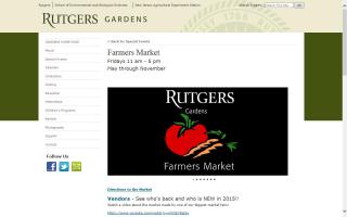 Rutgers Gardens Farmers Market