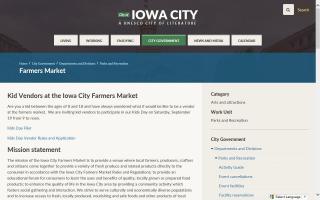 The Iowa City Sycamore Market