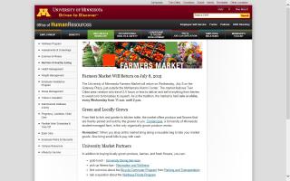 University of Minnesota Farmers Market