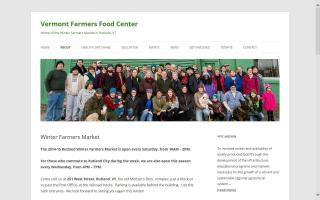 Vermont Farmers Food Center- Winter Farmers Market