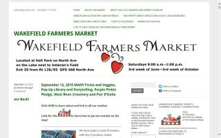 Wakefield Farmer's Market