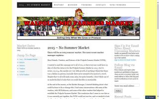 Walpole Farmers Market - Summer