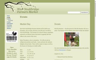 West Stockbridge Farmers Market