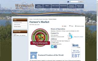 Weymouth Farmer's Market