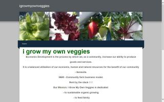 I Grow My Own Veggies