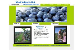 Yakima Natural U-Pick Blueberries and Fruit