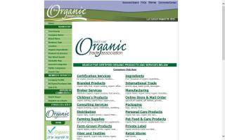 The Organic Pages Online