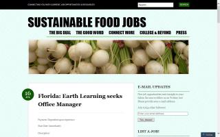 Sustainable Food Jobs