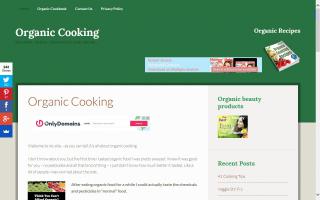 Organic Cooking Cook Book