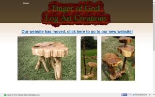 Finger of God Log Art Creations