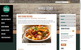 Whole Story - The Official Whole Foods Market Blog Whole Story - The Official Whole Foods Market Blog