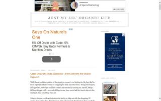 Just My Lil' Organic Life - Blog