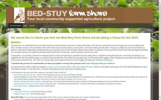 Bed-Stuy Farm Share
