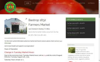 Bastrop 1832 Farmers Market