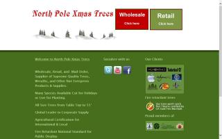 North Pole Xmas Trees